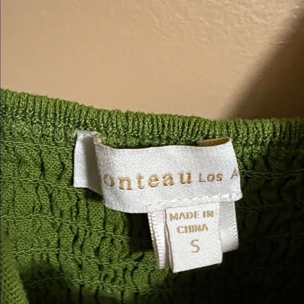 Chic Green Mini Dress - Picture 5 of 6